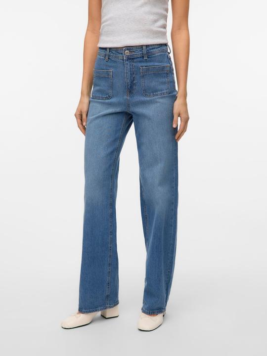 Immagine prodotto Vero Moda VMTESSA Hohe Taille Weiter Beinschnitt Jeans Weit geschnitten (26)