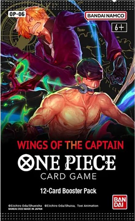 Actual product image One Piece Wings of the Captain OP06 Booster - Card Game - EN (English, Booster Pack)