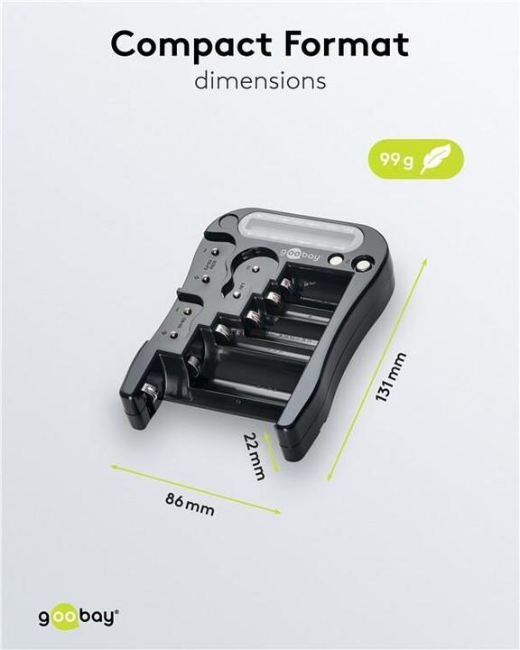 Immagine prodotto Goobay Tester per batterie LCD