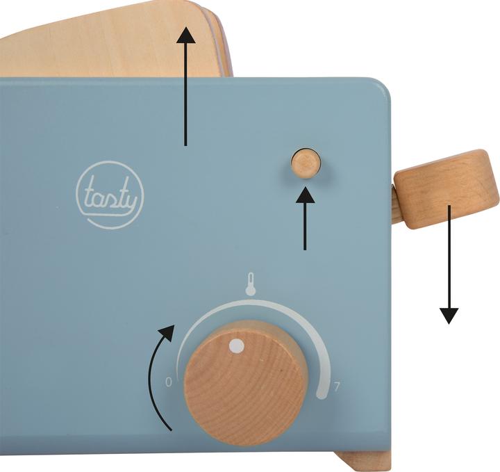 Actual product image small foot Toaster set tasty