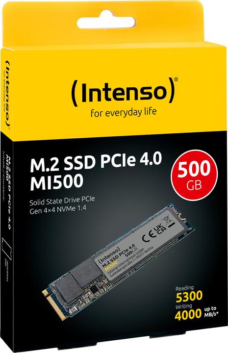 Actual product image Intenso MI500 (500 GB, M.2 2280)