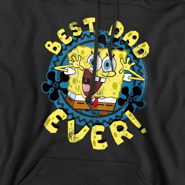 Produktbild Spongebob Squarepants Best Dad Ever Kapuzenpullover Vatertag (L)