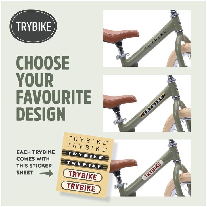 Produktbild Trybike 2 wheels steel - Vintage green (30TBS-2-GRN-VIN) (9.65")