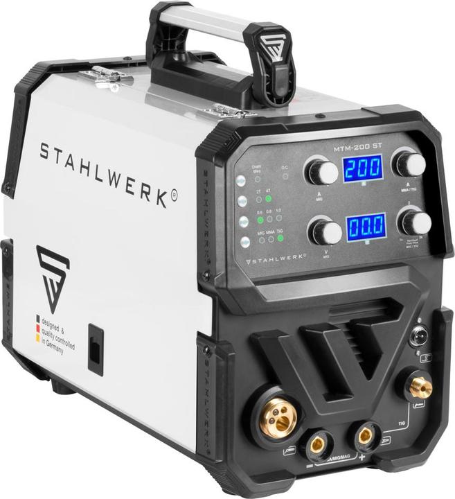 Immagine prodotto Stahlwerk Saldatrice combinata MTM-200 ST 3-in-1 con alimentazione filo sinergica da 200 A
