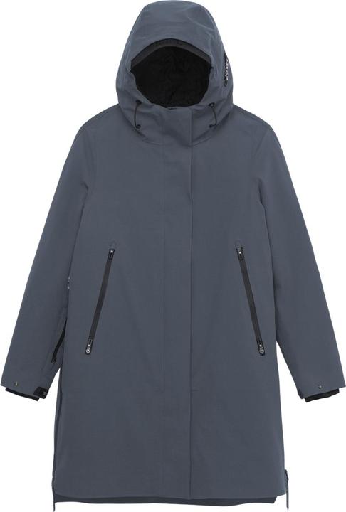 Krakatau damen parka mit kapuze mercury (XL)