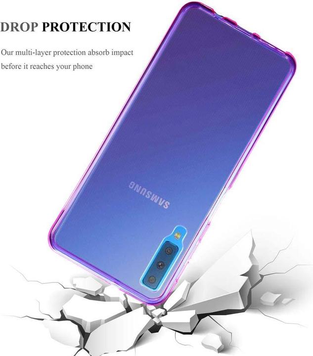 Actual product image Cadorabo TPU Ultra Slim AIR Cover (Samsung Galaxy A7 (2018))