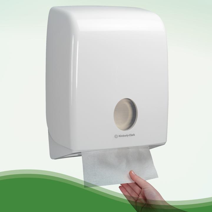 Produktbild Kimberly-Clark Papierhandtücher Kimberly Clark Hostess™ Natura™, Zick-Zack-Falzung, 2-lagig, 20 x 180 Blatt, Rec... (3600 x)