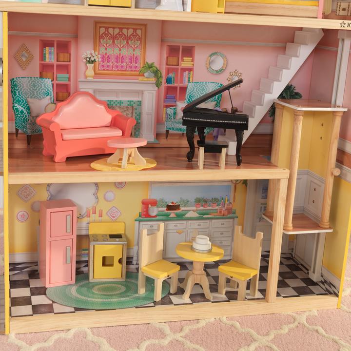 Actual product image KidKraft Lola Mansion with EZ Kraft Assembly