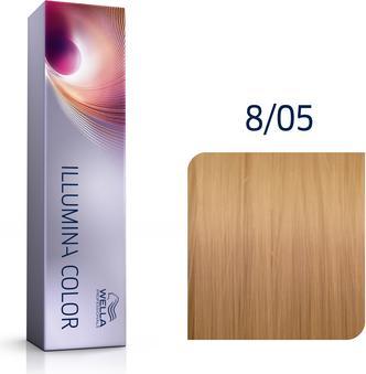 Image du produit Wella Illumina Color 8/05 Blond Clair Naturel Acajou 60 ml (05, 8)