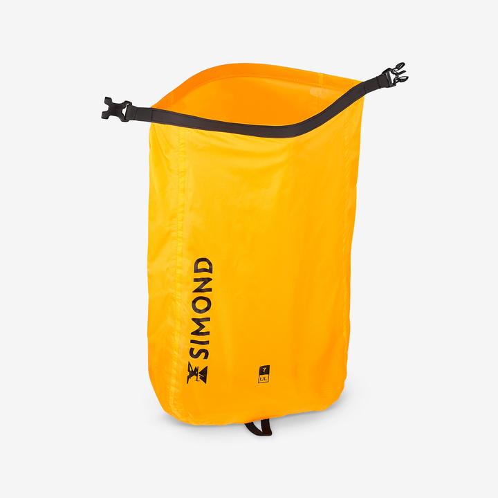 Actual product image Simond Packsack Drybag 7 l wasserdicht ultraleicht - gelb