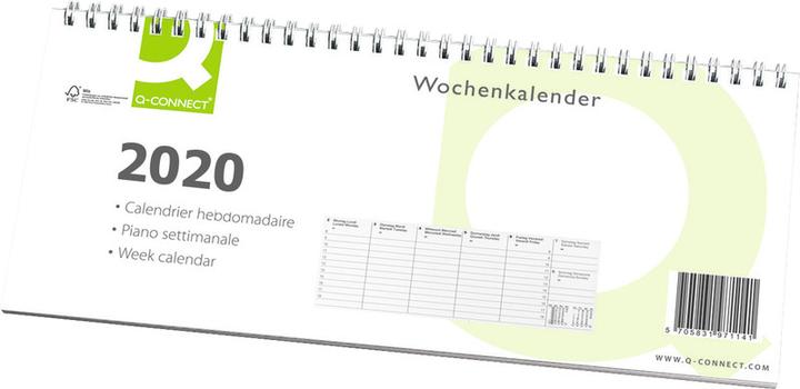 Actual product image Q-Connect Weekly planner (Special, No binding, English, Italian, French, German)