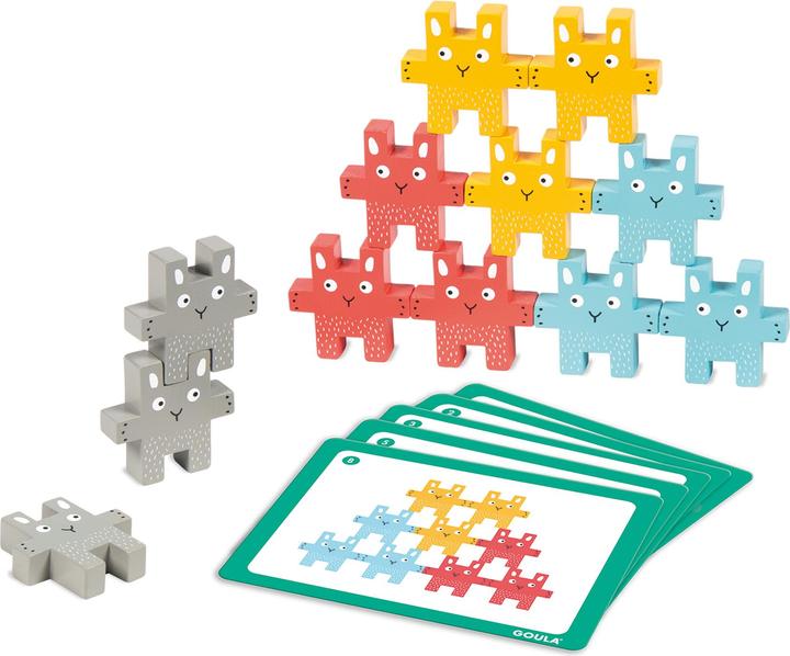 Actual product image Goula Stacking game (Dutch, English)