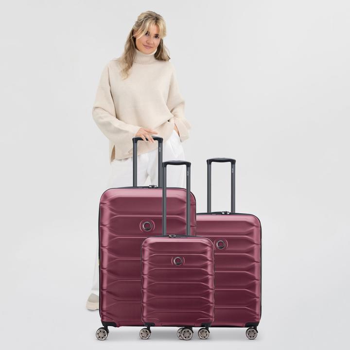 Produktbild Delsey Meteor 4 Rollen Kofferset 3-teilig mit Dehnfalte (221 l, XL (ab 115l))