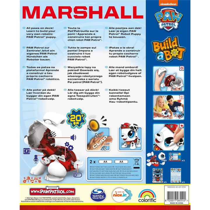 Immagine prodotto Goliath Toys Costruisci un Bot Paw Patrol Marshall