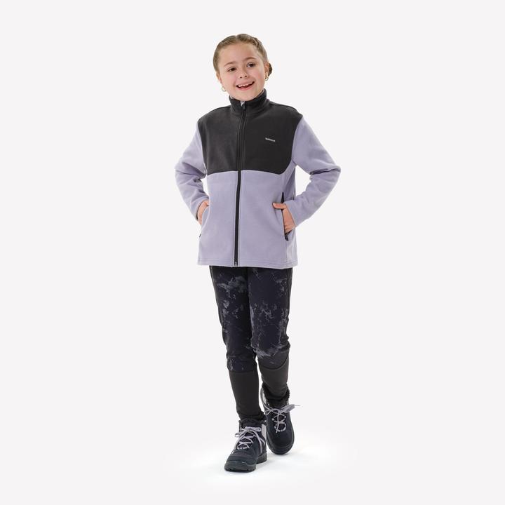 Immagine prodotto Quechua Giacca in pile per bambini taglia 122-170 Hiking - MH500 Zip TW