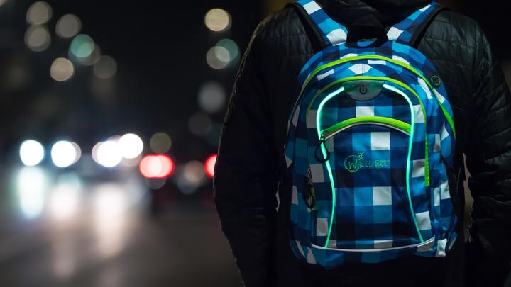 Actual product image Wheel Bee Backpack Night Vision 2020 - Blue/White (30 l)