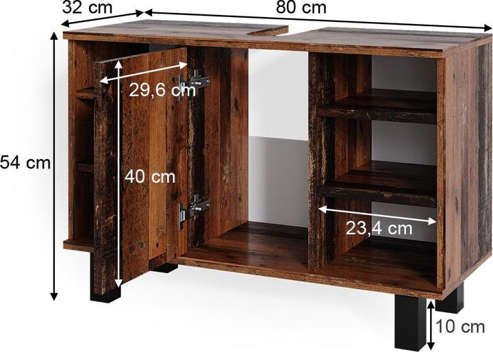 Actual product image Vicco Fynn (80 x 32 x 54 cm)