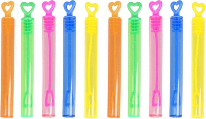 Produktbild I Am Creative Herzförmige Seifenblasen 10er Set, Party Gastgeschenk, Kindergeburtstag