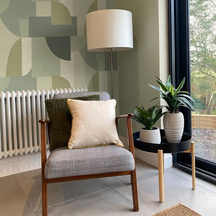Actual product image Belgravia Ceruti Geometric Wallpaper