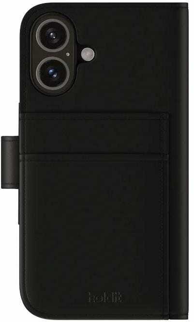Produktbild Holdit Wallet Case Mag Plus iPhone 16 Schwarz (Apple iPhone 16)