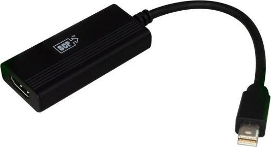 Actual product image SCP 9AD-MDP1.4, 0.15 m, HDMI Type A (Standard), Mini DisplayPort, Female, Male, Straight (Mini DP, HDMI, 15 cm)