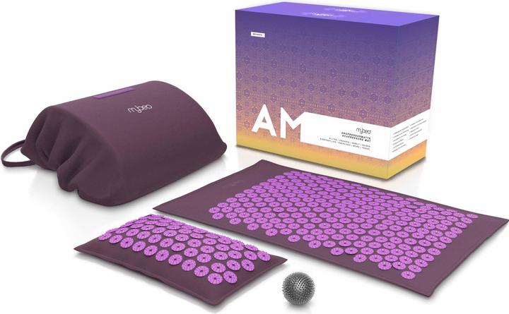 Actual product image Mybeo Acupressure mat with natural fibres, acupressure set 71 x 44cm, fascia set, cushion, mat & massage