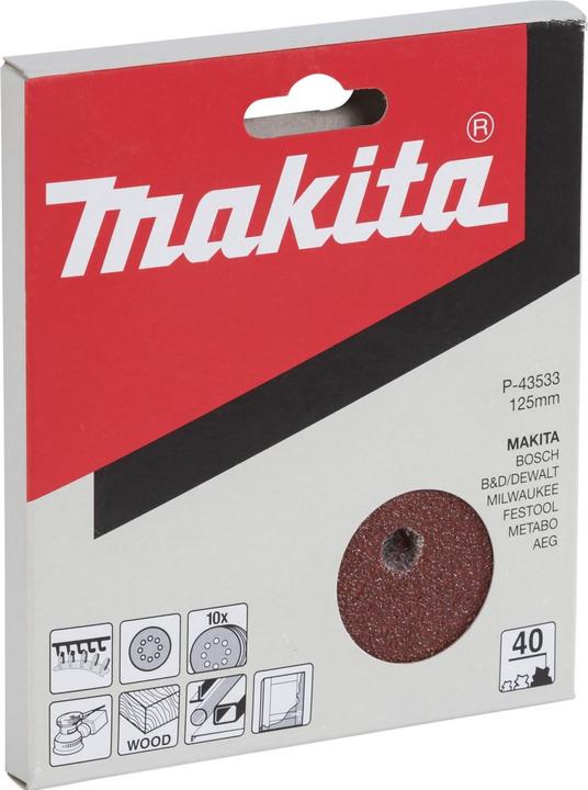 Actual product image Makita Eccentric sandpaper with velcro (40)