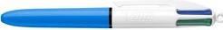 Image du produit Bic Stylo à bille rétractable 4Colours Mini, épaisseur de trait : 0,32 mm (Bleu, blanc, 1 x)
