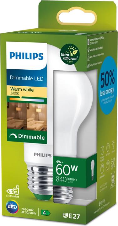Image du produit Philips Cla (E27, 4 W, 840 lm, 1 x, A)