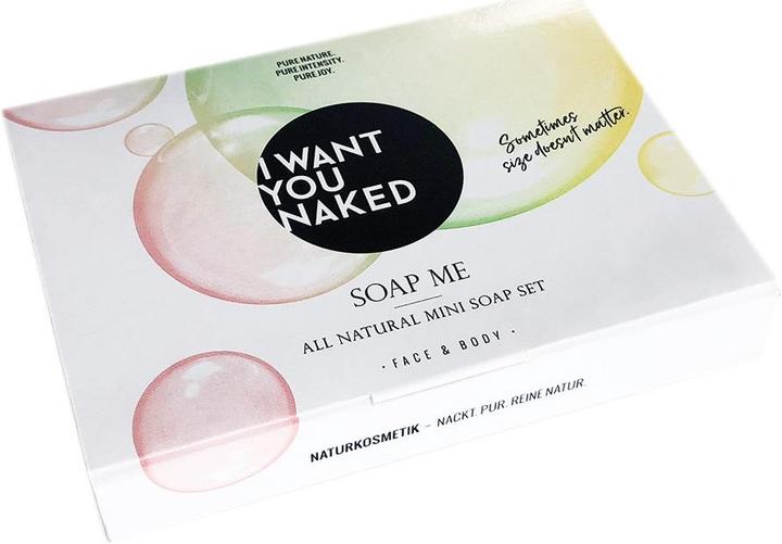 Produktbild I want you naked Mini Seifen Set (Gesichtspflege set)