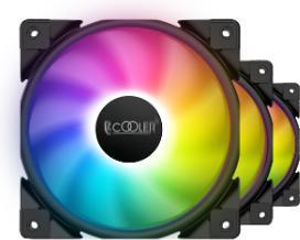 Produktbild Pccooler Halo FRGB 3 in 1 (120 mm, 3 x)