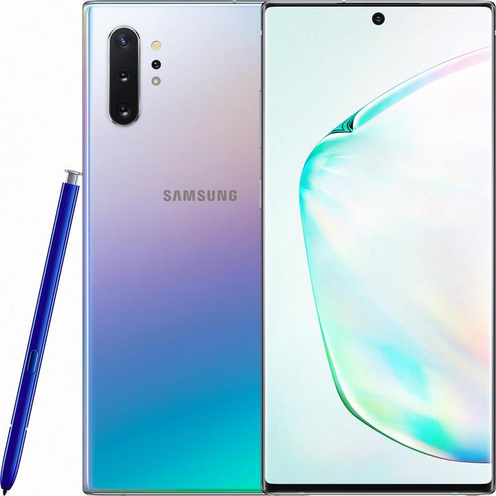 Actual product image Samsung Galaxy Note10+ EU (256 GB, Aura Glow, 6.80", Hybrid Dual SIM, 12 Mpx, 4G)