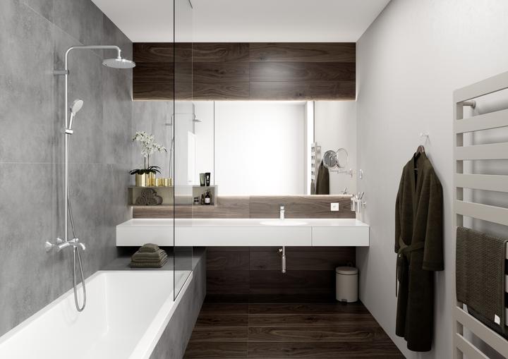 Produktbild hansgrohe Vernis Blend Einhebel-Waschtischarmatur 100 mit Zugstangen-Ablaufgarnitur
