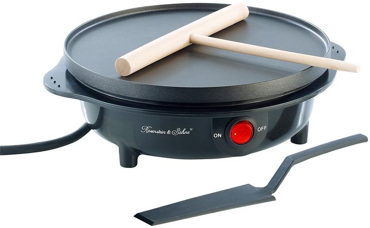 Rosenstein & Söhne Elektrischer Mini-Crêpes-Maker