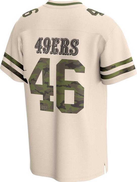 Actual product image Fanatics San Francisco 49ers NFL Supporters Jersey sand camo - XXL (XXL)