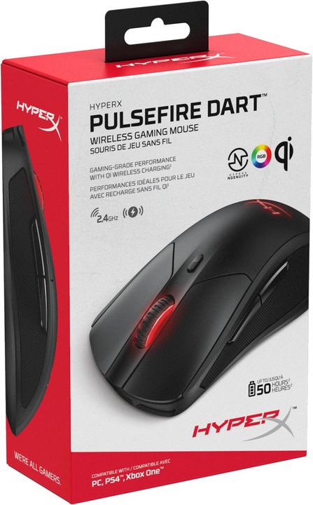 Actual product image HyperX Pulsefire Dart (Wireless, Cable)