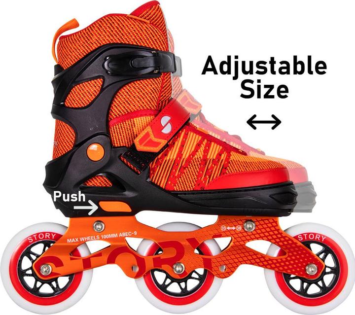 Actual product image Story Urban adjustable inline skates orange 39-42 (1100005047911) (40)