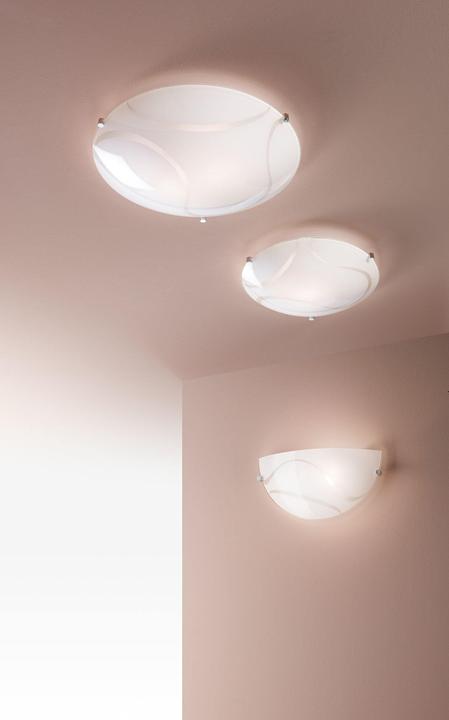 Image du produit Fabas Luce Plafonnier Magma en blanc E27 1-flamme (E27)
