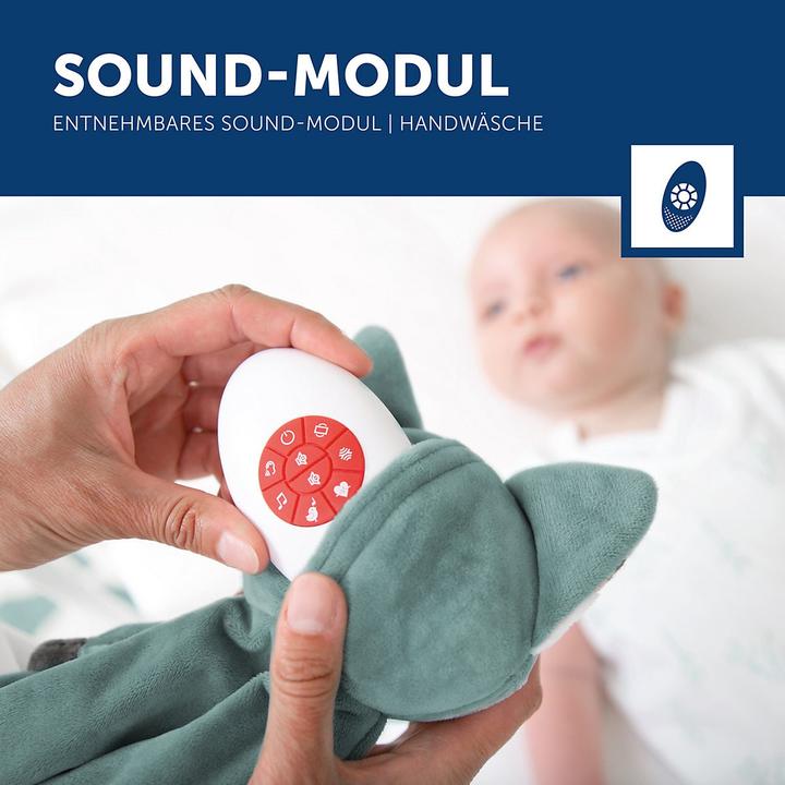 Actual product image ZaZu Cuddle cloth with removable sound module