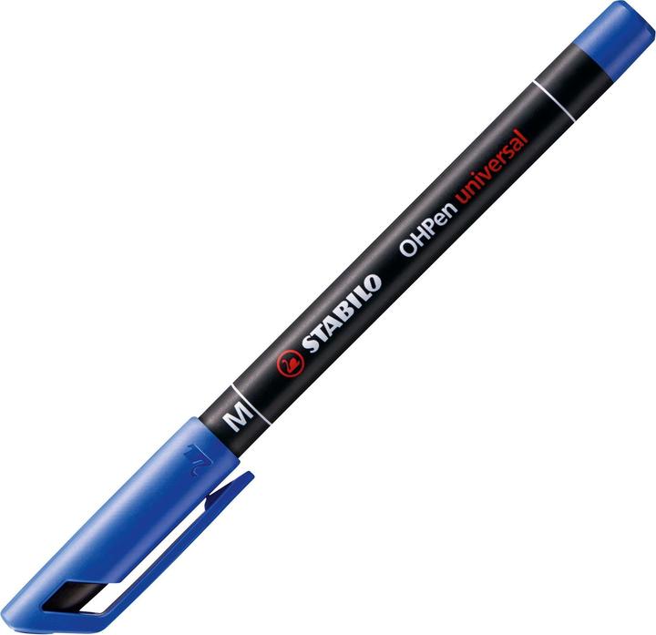 Image du produit STABILO Stylo permanent OHPen universal (Bleu, 1 mm, 1 x)