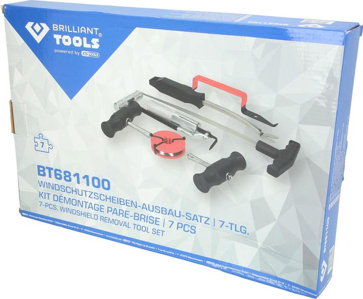 Produktbild Brilliant Tools Windschutzscheiben-Ausbau-Satz, 7-tlg