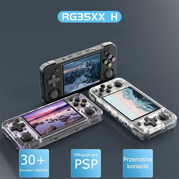 Immagine prodotto Anbernic Konsola RG35XX H viola trasparente/traslucido