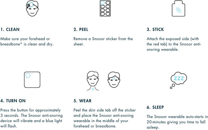 Image du produit Snooor Wearable anti-ronflement