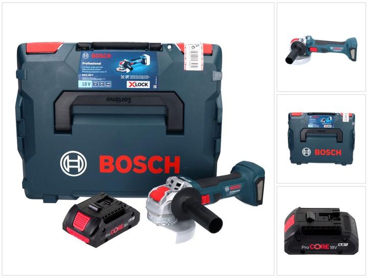 Actual product image Bosch Professional Bosch GWX 18V-7 Professional cordless angle grinder 18 V 125 mm Brushless X-LOCK + 1x ProCORE (125 mm)