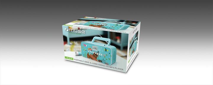 Immagine prodotto Muse M29KB Lettore CD per bambini CD, FM, USB Con microfono (FM, PLL, MW)