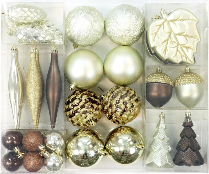Produktbild Hoff Interieur Weihnachtsschmuck Magic Christmas 37-teilig, Gold/Mehrfarbig (37 -teilig)