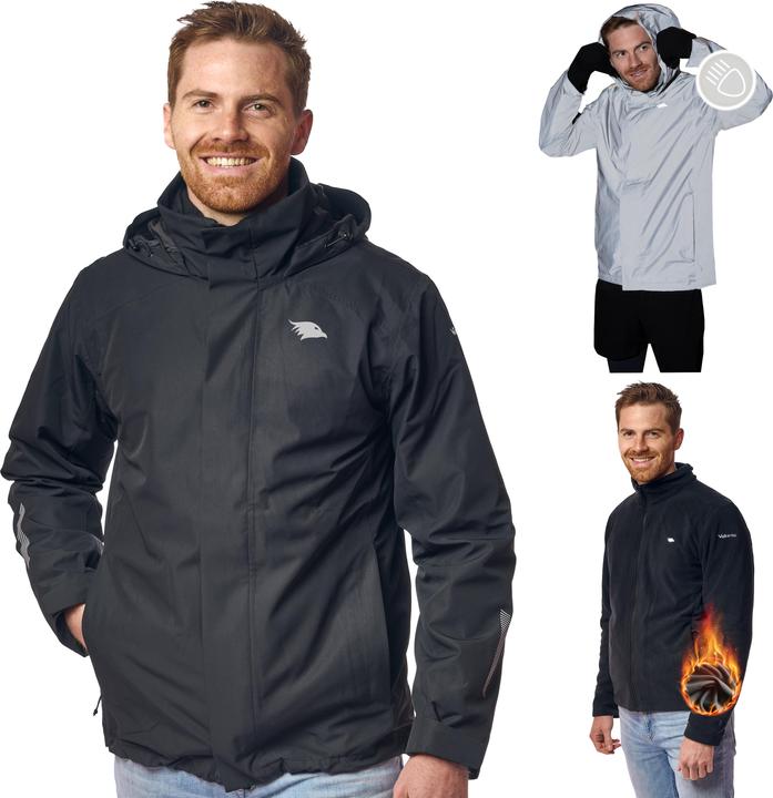 Produktbild Valkental 3in1 Smart Jacket - Wasserdichte Jacke mit Fleece Zipp-In - Herren (XXL)