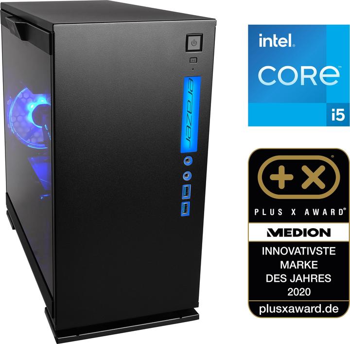 Actual product image Medion Erazer Engineer P10 RTX 3060 (Intel Core i5-12400F, 16 GB, 512 GB, GeForce RTX 3060)