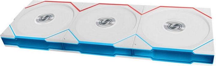 Actual product image Lian-Li UNI FAN TL Wireless Lüfter, ARGB, PWM, 3er-Pack - Reverse Blade, 120mm, weiss (120 mm, 3 x)