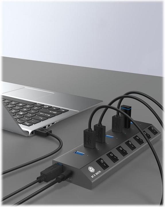 Image du produit Icy Box IB-HUB1701-C3 (USB-C, 7 Ports)